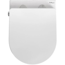 Подвесной безободковый унитаз с функцией биде с сиденьем микролифт BelBagno Uno BB3105CHR-BS/SC