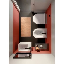 Подвесной безободковый унитаз GSI Kube X 941609