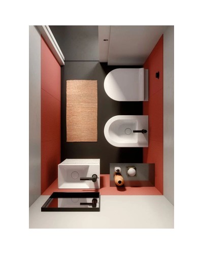 Подвесной безободковый унитаз GSI Kube X 941609