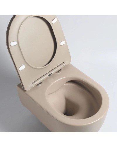 Подвесной безободковый унитаз с сиденьем микролифт Vincea Evo VT1-34SMC