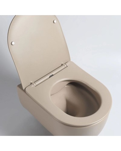 Подвесной безободковый унитаз с сиденьем микролифт Vincea Evo VT1-34SMC