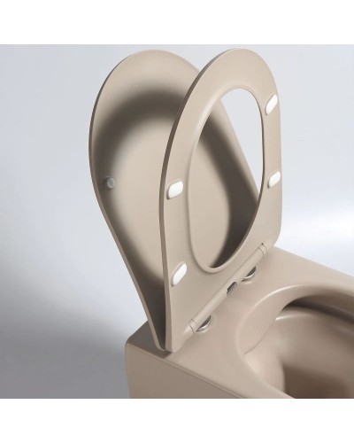 Подвесной безободковый унитаз с сиденьем микролифт Vincea Evo VT1-34SMC