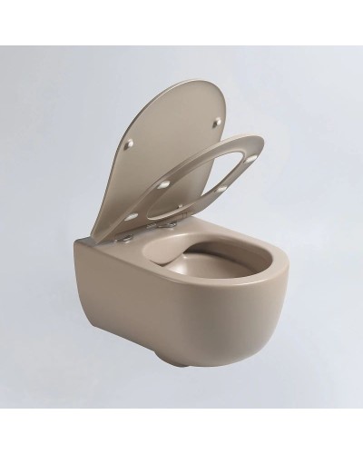 Подвесной безободковый унитаз с сиденьем микролифт Vincea Evo VT1-34SMC