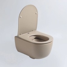 Подвесной безободковый унитаз с сиденьем микролифт Vincea Evo VT1-34SMC