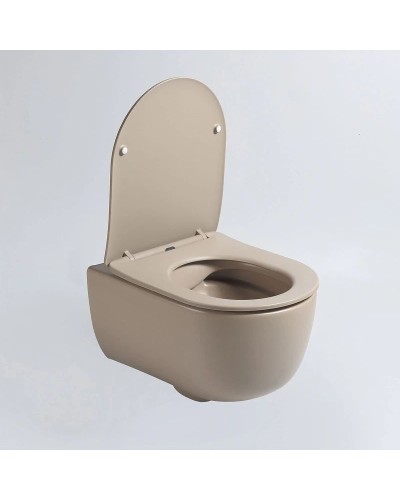 Подвесной безободковый унитаз с сиденьем микролифт Vincea Evo VT1-34SMC