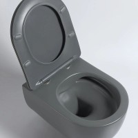 Подвесной безободковый унитаз с сиденьем микролифт Vincea Evo VT1-34SMA