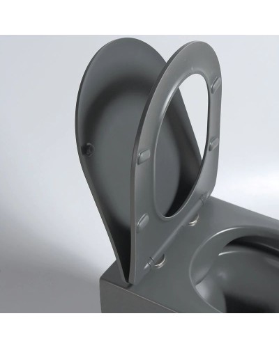 Подвесной безободковый унитаз с сиденьем микролифт Vincea Evo VT1-34SMA