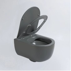 Подвесной безободковый унитаз с сиденьем микролифт Vincea Evo VT1-34SMA