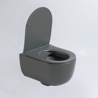 Подвесной безободковый унитаз с сиденьем микролифт Vincea Evo VT1-34SMA