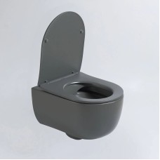 Подвесной безободковый унитаз с сиденьем микролифт Vincea Evo VT1-34SMA