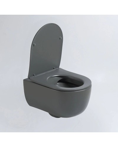 Подвесной безободковый унитаз с сиденьем микролифт Vincea Evo VT1-34SMA