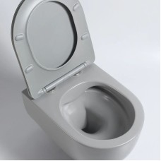 Подвесной безободковый унитаз с сиденьем микролифт Vincea Evo VT1-34SMG