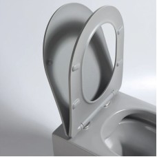 Подвесной безободковый унитаз с сиденьем микролифт Vincea Evo VT1-34SMG