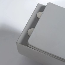 Подвесной безободковый унитаз с сиденьем микролифт Vincea Evo VT1-34SMG