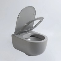 Подвесной безободковый унитаз с сиденьем микролифт Vincea Evo VT1-34SMG