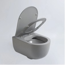 Подвесной безободковый унитаз с сиденьем микролифт Vincea Evo VT1-34SMG