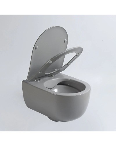 Подвесной безободковый унитаз с сиденьем микролифт Vincea Evo VT1-34SMG