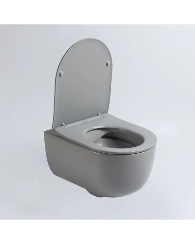 Подвесной безободковый унитаз с сиденьем микролифт Vincea Evo VT1-34SMG