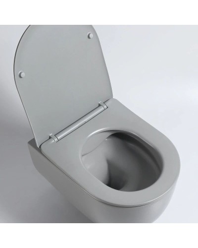 Подвесной безободковый унитаз с сиденьем микролифт Vincea Evo VT1-34SMG