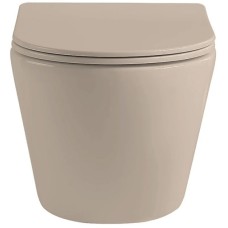 Подвесной безободковый унитаз с сиденьем микролифт Vincea Globo VT1-14SMC