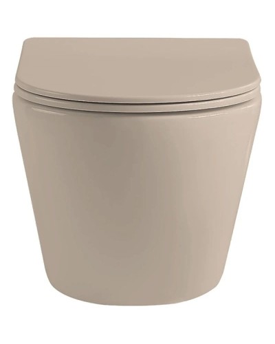 Подвесной безободковый унитаз с сиденьем микролифт Vincea Globo VT1-14SMC