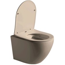 Подвесной безободковый унитаз с сиденьем микролифт Vincea Globo VT1-14SMC