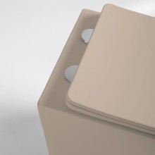 Подвесной безободковый унитаз с сиденьем микролифт Vincea Globo VT1-14SMC