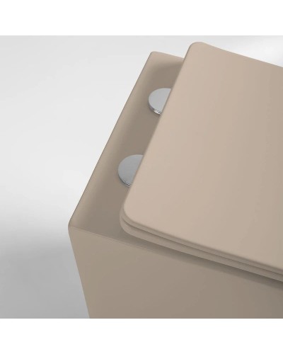 Подвесной безободковый унитаз с сиденьем микролифт Vincea Globo VT1-14SMC