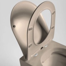 Подвесной безободковый унитаз с сиденьем микролифт Vincea Globo VT1-14SMC