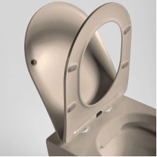 Подвесной безободковый унитаз с сиденьем микролифт Vincea Globo VT1-14SMC