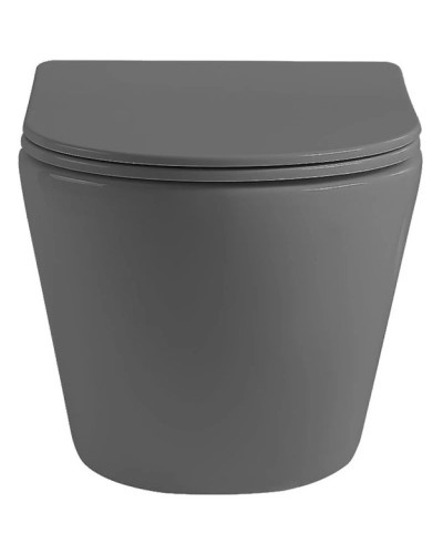 Подвесной безободковый унитаз с сиденьем микролифт Vincea Globo VT1-14SMA