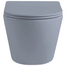 Подвесной безободковый унитаз с сиденьем микролифт Vincea Globo VT1-14SMO