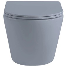 Подвесной безободковый унитаз с сиденьем микролифт Vincea Globo VT1-14SMO