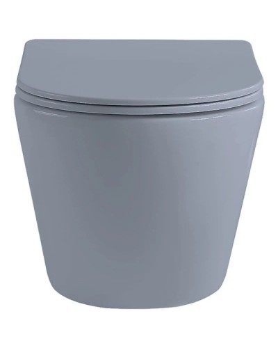 Подвесной безободковый унитаз с сиденьем микролифт Vincea Globo VT1-14SMO