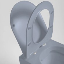 Подвесной безободковый унитаз с сиденьем микролифт Vincea Globo VT1-14SMO