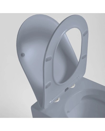 Подвесной безободковый унитаз с сиденьем микролифт Vincea Globo VT1-14SMO