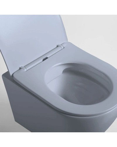 Подвесной безободковый унитаз с сиденьем микролифт Vincea Globo VT1-14SMO