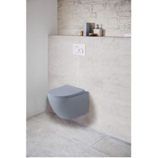 Подвесной безободковый унитаз с сиденьем микролифт Vincea Globo VT1-14SMO