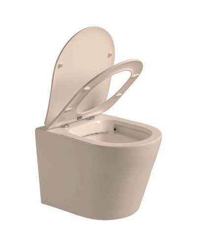 Подвесной безободковый унитаз с сиденьем микролифт Vincea Piatti VT1-11SMC