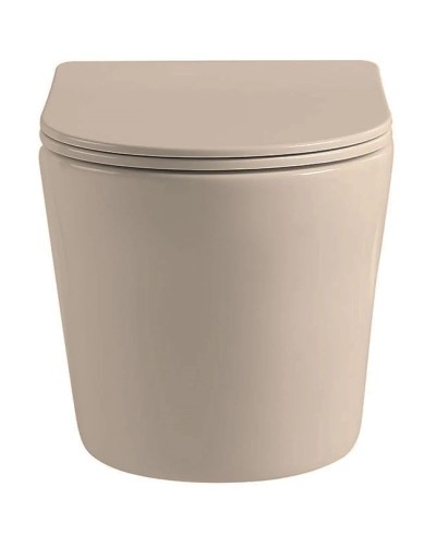 Подвесной безободковый унитаз с сиденьем микролифт Vincea Piatti VT1-11SMC