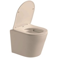 Подвесной безободковый унитаз с сиденьем микролифт Vincea Piatti VT1-11SMC