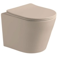 Подвесной безободковый унитаз с сиденьем микролифт Vincea Piatti VT1-11SMC