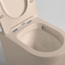 Подвесной безободковый унитаз с сиденьем микролифт Vincea Piatti VT1-11SMC