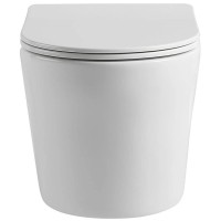 Подвесной безободковый унитаз с сиденьем микролифт Vincea Piatti VT1-11S