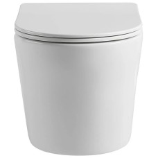 Подвесной безободковый унитаз с сиденьем микролифт Vincea Piatti VT1-11S