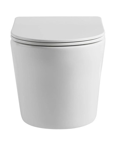 Подвесной безободковый унитаз с сиденьем микролифт Vincea Piatti VT1-11S