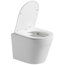 Подвесной безободковый унитаз с сиденьем микролифт Vincea Piatti VT1-11S