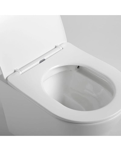 Подвесной безободковый унитаз с сиденьем микролифт Vincea Piatti VT1-11S