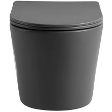 Подвесной безободковый унитаз с сиденьем микролифт Vincea Piatti VT1-11SMA