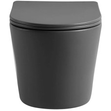 Подвесной безободковый унитаз с сиденьем микролифт Vincea Piatti VT1-11SMA